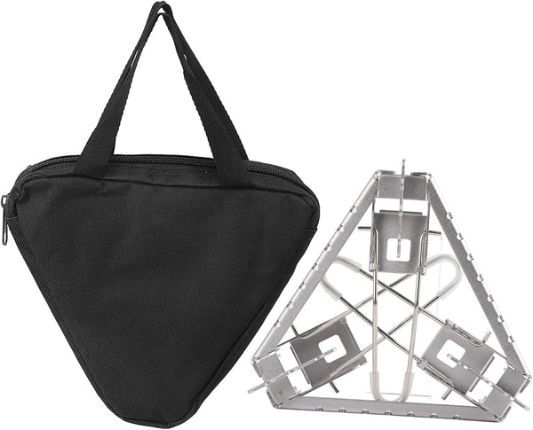 Foldable Gas Stove Pot Rack, Outdoor Stove Bracket, Camping Pot Stand, Foldable Triangle Stand for Cooking