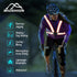 Reflective Running Vest with Safety Straps, High Visibility Reflector