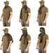 LOOGU Tactical Mesh Net Camo Scarf, Camouflage Netting for Wargame, Sports & Outdoor Activities