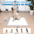 Tovley 36x36 Inches, 30 Count 6-Layer 12 (30 Count) Dog Pee Pads Extra Large Extra Thick Heavy Duty Holds Up to Cups