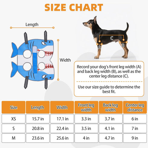 Hammock Trimming/Clipping, Dog Grooming for Small Dogs Cats, Cute Shark Design Dog Hanging Harness for Nail Pet Sling