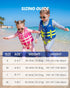 2-8 22-60 lbs Gogokids Toddler Swim Vest, Kids Floaties Boys & Girls Buoyancy Jacket for Pool & Beach, Fits Years /