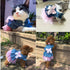 ANIAC Pet Denim Dress - Cute Bow-Knot Comfy Vest Skirt Lace Trim Tutu for Cats and Small Dogs - XX-Large