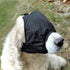 NACOCO Dog Calming Cap - Eye Mask Nylon Shading Pet Mask for Grooming, Anti Car Sickness, Black, L