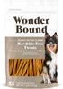 Amazon Brand Wonder Bound Peanut Butter Flavor Dog Twist Sticks, 55 Count, Rawhide Free, 12 ounce