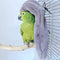 Corner Fleece Bird Blanket for Cage, Cozy Snuggle Hut Warm Bird Nest House Bed for Parrots, Small Conures, Lovebirds