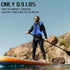Inflatable Snorkel Vest for Adults, Portable Swim Jacket & Buoyancy Vest for Snorkeling, Swimming, Kayaking