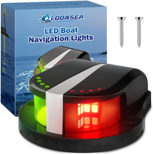 Boat Navigation Lights LED, Red and Green Marine Navigation Lights for Boats