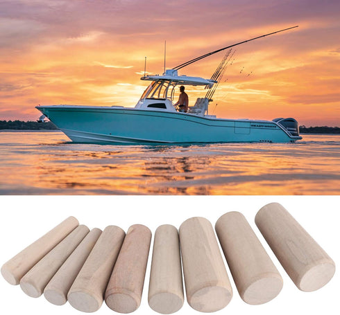 Wooden Plug, 9 Pcs Marine Emergency Safety Plug, Leak Stop Plug Accessory for Boat Yacht Fishing