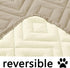 hyha Waterproof Dog Blanket, Soft Pet Bed Cover, Reversible Washable Sofa Couch Cover for Dogs (82x82 Inch, Taupe/Beige)