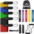 WHATAFIT Resistance Bands for Working Out, Exercise Bands with Handles for Men and Women Fitness