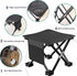 Cndiyald Portable Folding Chair with Side Pocket, Strong Steel Frame Oxford Fabric Stool for Outdoor Travel Fishing