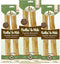 Fieldcrest Farms Nothing to Hide Natural Rawhide Alternative Large 10'' Rolls for Dogs - 3 Pack (6 Chews) Premium Grade