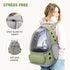 Cat Backpack Carrier - Breathable Bubble Pet Carrier for Small Dogs & Kitties up to 15lbs, Transparent & Foldable
