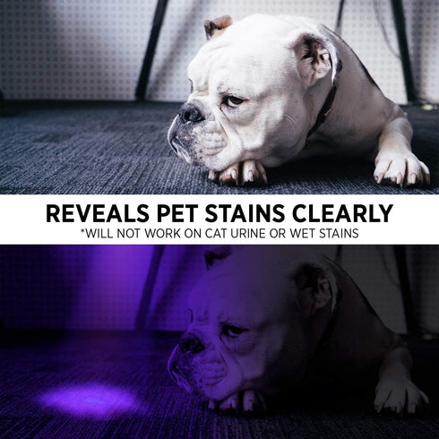GearLight UV Flashlight Black Light - 68 LED for Pet Urine Detection, Scorpion, Bed Bug, Resin Curing, Carpet Odor