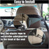 Car Dog Barrier Net, Auto Protection Fence Net Backseat Mesh Pet Barrier for Most Cars, Trucks, SUVs