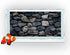 Underwater Stone Aquarium Background, Rock Wall Nature Landscape Fish Tank Decor, Polyester Fabric with 6 EVA