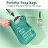 KropBom 125 Count 70% Cat Poop Bags with Handles, Disposable Litter Bags for Pet Poop, Extra-Thick Kitty Cat Waste Bags