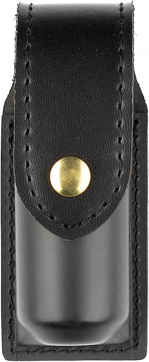 Safariland Duty Gear BIANCHI MK3 - Brass Snap OC Pepper Spray Holder, High Gloss Black