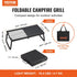 VEVOR Folding Campfire Grill, Heavy Duty Steel Mesh Grate, 22.4" Portable Grilling Rack for Outdoor Open Flame Cooking