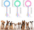 Puppy Teething Toys with Cotton Ropes, 3 Pcs Rubber Chew Toy Rings for Small/Medium Dogs