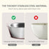 Fluffydream Elevated Dog Bowls, Non-Slip Dog Bowl with Stainless Steel Bowl, High Capacity for Dog Food