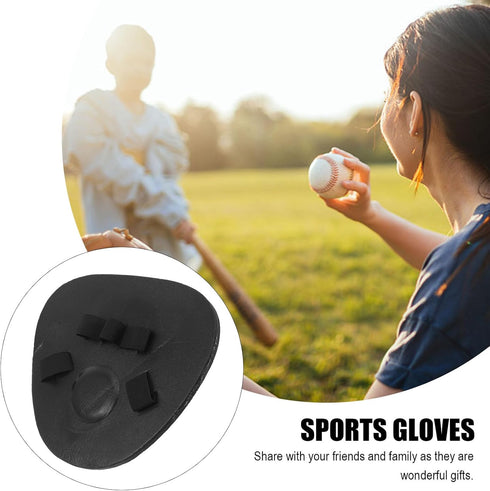 PRETYZOOM Youth Baseball Training Glove Thickened Softball Mitt with Finger Board Protective Sports Catching Mitt