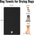 3 Pack Microfiber Dog Towels for Drying Dogs, Super Absorbent Pet Grooming Towel, Perfect for Large, Medium, Small