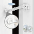 Adjustable Door Strap and Latch - Textile Cat Door Latch to Keep Dog Out of Litter Box, Economical Alternative to Pet