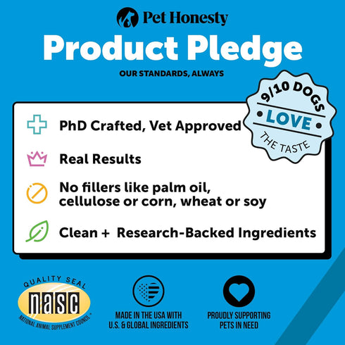 Pet Honesty Wild Alaskan Salmon Oil - 32oz Omega-3 Fish Oil for Dogs and Cats for Skin and Coat health