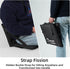 NATUREFISSION Non Metal Stadium Seat with Back and Lumbar Support and Padded Cushion Foldable and Portable Perfect