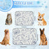 imiBBWQu Summer Summer 27" 22" Dog Cooling Mat School Pattern Cat Cooling Mat Washable Pet Pad Pet Kitten Beds