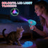 Generic 2PCS Set,Cat Cat Fetch Disc Launcher Toy with Colorful Flying Propellers Playing Tracking LED Spinning Top