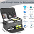 YOREPEK 2 Layer Waterproof Golf Trunk Organizer, Car Locker with Ventilated Compartment for 2 Pair Shoes