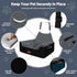 55lbs, 2 Dog Car Seat for Medium Large Dogs Under Detachable and Washable Dog Booster Seats with Thick Cushion, Pet