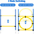 Dog Agility Training Equipment, Obstacle Course Jumper Ring, Height Adjustable Portable Tool for Backyard Exercise