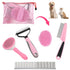 Pafeooui 6PCS Dog Grooming Kit, Pet Grooming Kit, Deshedding Brush for Short Hair,
