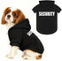 Waoduld Dog Sweaters,Security Dog Hoodie,Warm Brushed Fleece Sweatshirt with Hood & Pocket,Leash Hole,Cozy