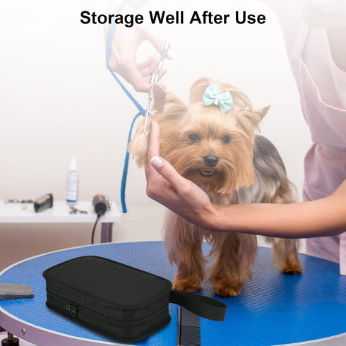Cosmos Dog Clipper Carrying Case Bag, Pet Grooming Kit Storage Bag for Dog Cat Grooming Kit (Grooming Kits NOT included)