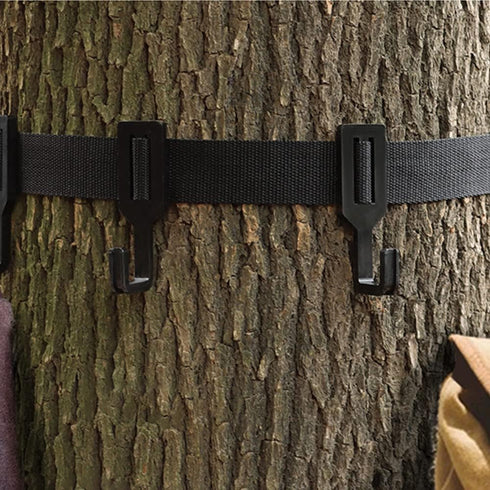 Treestand Strap Gear Hangers - Multi Hook Accessory Holder for Hunting Equipment