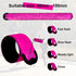 LED Safety Wristband Lights - 2 Pack Rechargeable Light Up Arm Ankle Band Kids Magic Slap Glow Bracelets Reflective Belt High Visibility for Night Cycling Walking Joggers Running Gear