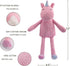 GOOLA Durable Plush Squeaky Dog Toys with Crinkle Paper, Unicorn Themed Pack for Puppies to Large Dogs