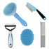 Generic Loving PETS 6-in-1 Dog Grooming Kit - Self Cleaning Slicker Brush, Dematting