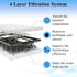 16 Pack PF-L Filter Cartridges for Top Fin PF20, PF30, PF40, and PF75 Power Filters, Large Carbon Replacement.