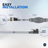 Five Oceans 5/16-Inch Barb Female Fuel Line Quick Connector, Compatible with Ethanol Blended Fuels