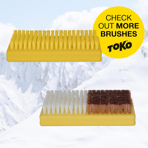 TOKO 12mm Nylon Waxing Brush for Ski and Snowboard
