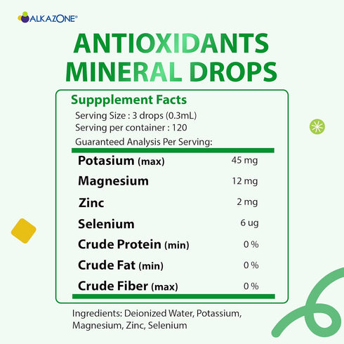 Alkazone Alkaline Multi Mineral Drops for Cats and Dogs, Benefits from Alkaline Water with Minerals