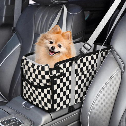 Console Dog Car Seat - Portable Dogs Armrest Booster Seat for Small