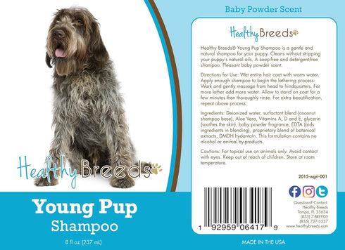 8 oz Healthy Breeds Wirehaired Pointing Griffon Young Pup Shampoo