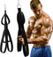 Tricep Rope Cable Attachment, Upgraded 3-in-1 Tricep Pull Down Attachment with 3 Lengths of Handles for Triceps, Back &